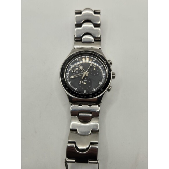 Swatch Irony Windfall Chronograph Swiss Quartz YCS410GX Men's Watch SMALL BAND - Picture 7 of 11